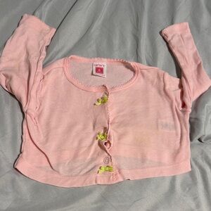 Carter's Pink Button Down Kids Cardigan